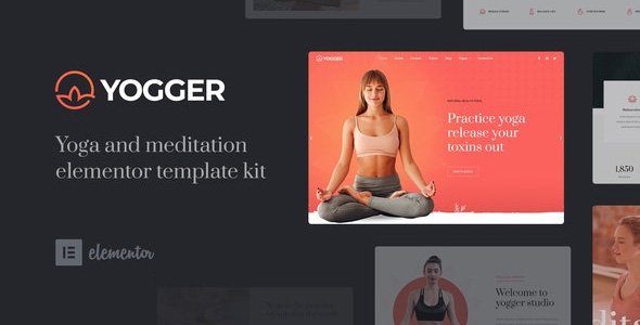 Yogger - Meditation and Yoga Elementor Template Kit